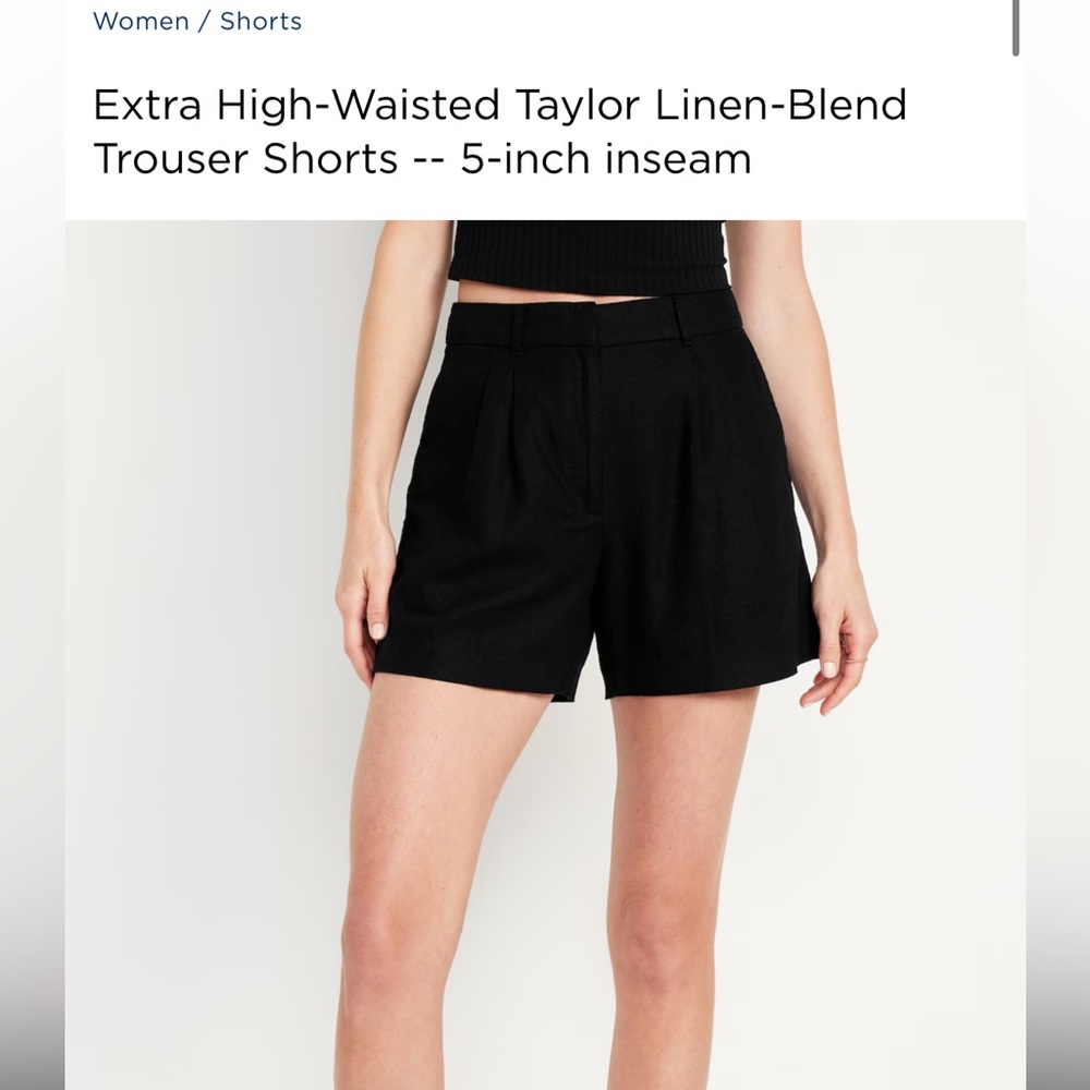 NWT Old Navy linen shorts